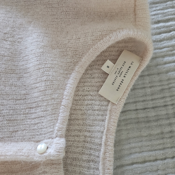 Sezane Gaspard Cardigan in Nude - Picture 6 of 9